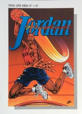 1982-92 Nike Poster Cards #290946 Michael Jordan - Super Jordan (1991) Front