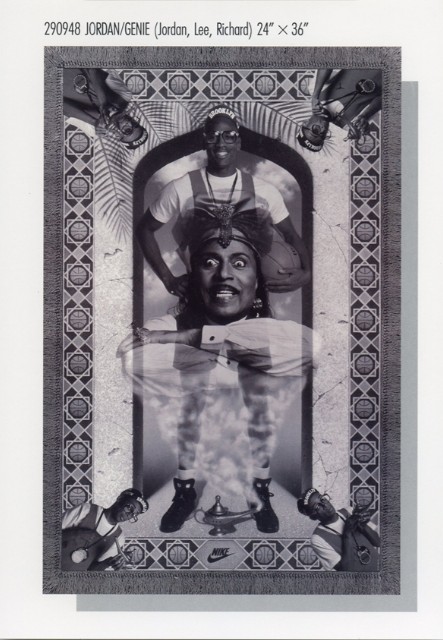 1982-92 Nike Poster Cards #290948 Michael Jordan / Little Richard / Spike Lee - Genie (1991) Front