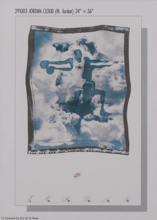 1982-92 Nike Poster Cards #291003 Michael Jordan - Jordan Cloud (1992) Front