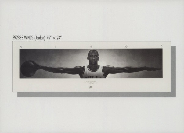 1982-92 Nike Poster Cards #292335 Michael Jordan - Wings (1989) Front