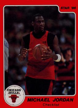 1986 Star Michael Jordan #1 Michael Jordan Front