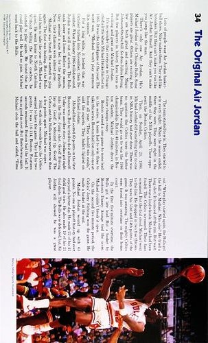 1987 NBA Pro Basketball Reading Kit #34 Michael Jordan Front