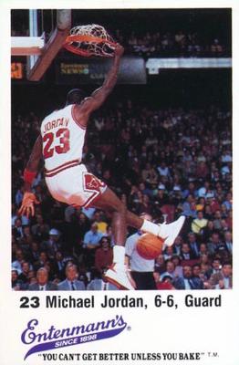 1987-88 Entenmann's Chicago Bulls #NNO Michael Jordan Front