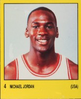 1987-88 Panini Spanish Stickers #4 Michael Jordan Front
