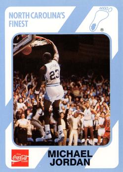 1989 Collegiate Collection North Carolina's Finest #16 Michael Jordan Front