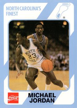 1989 Collegiate Collection North Carolina's Finest #17 Michael Jordan Front