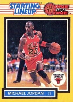1989 Kenner Starting Lineup Cards One on One #NNO Michael Jordan Front