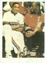 1989 KOS/JEZ Yugoslavian Stickers #136 Isiah Thomas / Michael Jordan Front