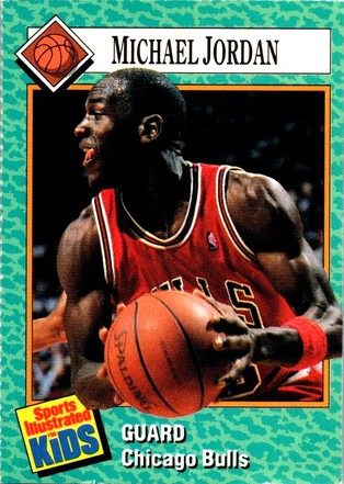 1989 Sports Illustrated for Kids #16 Michael Jordan Front