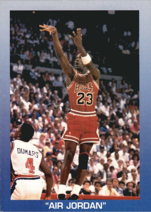 1989-90 All-Sports Superstars Series 1-4 (unlicensed) #NNO Michael Jordan Front