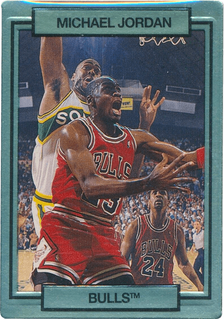 1990 Action Packed Promos #NNO Michael Jordan Front