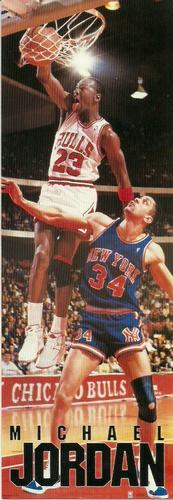 1990 Costacos Brothers Sports NBA Postcards #NNO Michael Jordan - White "Home" Jersey Front