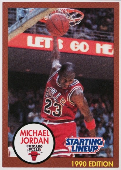 1990 Kenner Starting Lineup Cards #NNO Michael Jordan Front