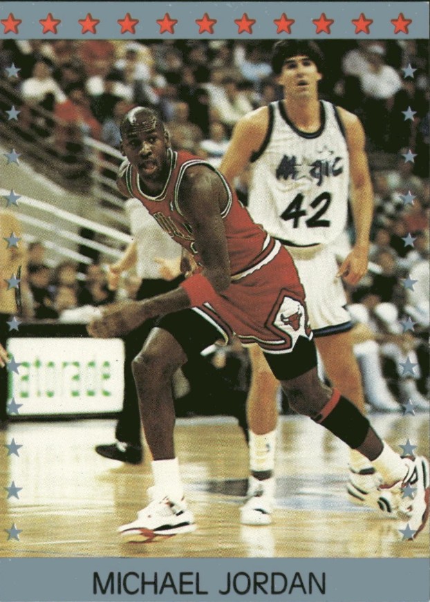 1990 Living Legends Gray Red Stars (unlicensed) #NNO Michael Jordan Front