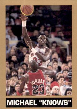 1990 Michael Jordan "Knows" (unlicensed) #NNO Michael Jordan - Defense Front