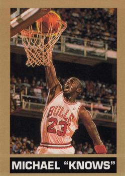 1990 Michael Jordan "Knows" (unlicensed) #NNO Michael Jordan - Slam Dunks!! Front