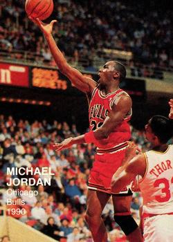 1990 N.B.A. Superstars (Black Back) (unlicensed) #NNO Michael Jordan - Finger Roll Front