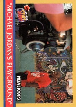 1990-91 Hoops #382 "Michael Jordan's Playground" Front