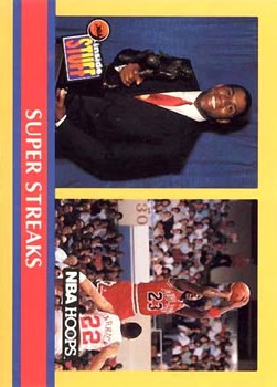 1990-91 Hoops #385 Super Streaks Front