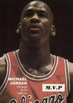 1990-91 NBA Superstars MVP (unlicensed) #2 Michael Jordan Front
