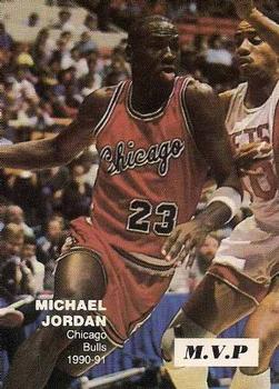 1990-91 NBA Superstars MVP (unlicensed) #3 Michael Jordan Front