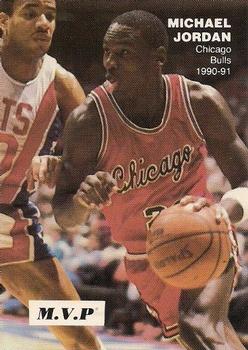 1990-91 NBA Superstars MVP (unlicensed) #4 Michael Jordan Front
