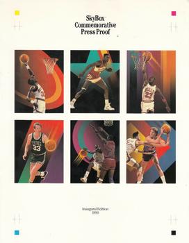 1990-91 SkyBox #NNO Commemorative Press Proof Front