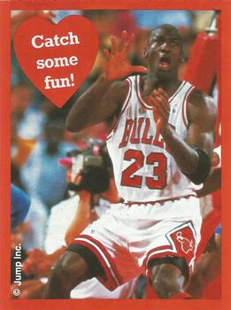 1991 Cleo Michael Jordan Valentines #NNO Michael Jordan - Catch some fun! Front