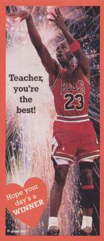 1991 Cleo Michael Jordan Valentines #NNO Michael Jordan - Hope Your Day Is A Winner - Teacher, You're The Best! Front