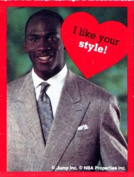 1991 Cleo Michael Jordan Valentines #NNO Michael Jordan - I Like Your Style! Front