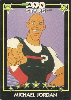 1991 Pro Stars Cartoon Show #NNO Michael Jordan Front