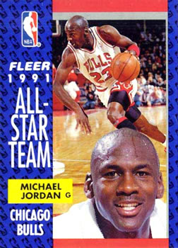 1991-92 Fleer #211 Michael Jordan Front