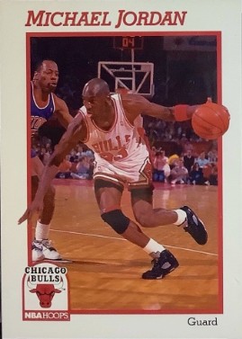 1991-92 Hoops Prototypes #004 Michael Jordan Front