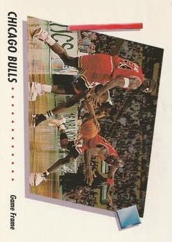 1991-92 SkyBox #408 Chicago Bulls Front