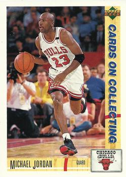 1991-92 Upper Deck Italian #181 Michael Jordan - VAR: Hologram on back is 1992 style (Diamond logo) Front