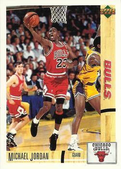 1991-92 Upper Deck Italian #38 Michael Jordan - VAR: Hologram on back is 1993 style (Upper Deck text and diamond logo) Front