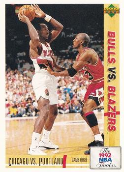1991-92 Upper Deck Spanish #174 NBA Finals Game Three Front