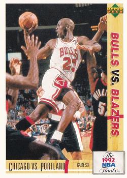 1991-92 Upper Deck Spanish #177 NBA Finals Game Six Front