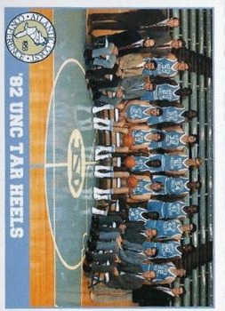 1992 ACC Tournament Champs #29 '82 UNC Tar Heels Front