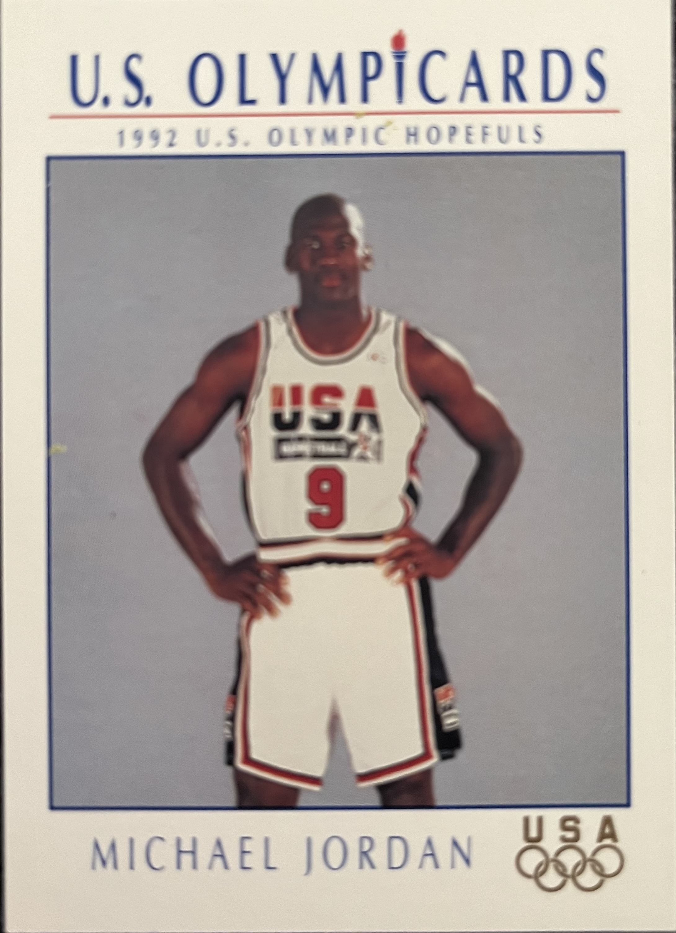 1992 Impel U.S. Olympic Hopefuls #12 Michael Jordan Front