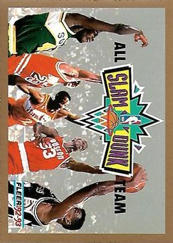1992-93 Fleer #NNO All Slam Dunk Team Front