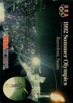 1992-93 Hoops #NNO 1992 Summer Olympics - Plastic Front