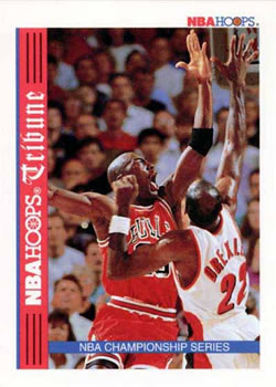 1992-93 Hoops #TR1 NBA Championship Series Front