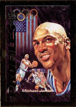 1992-93 Icon Sports Barcelona Commemorative - Gold #SP1 Michael Jordan Front