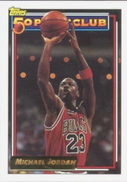 1992-93 Topps - Gold #205 Michael Jordan Front