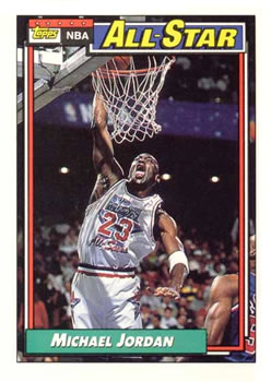 1992-93 Topps #115 Michael Jordan Front