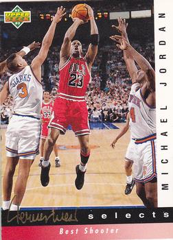 1992-93 Upper Deck - Jerry West Selects #JW1 Michael Jordan Front