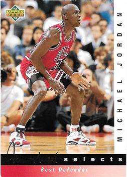 1992-93 Upper Deck - Jerry West Selects #JW4 Michael Jordan Front
