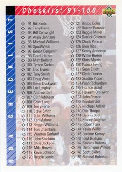 1992-93 Upper Deck #200 Checklist: 91-200 - VAR: Hologram on back is 1992 style (Diamond logo) Front