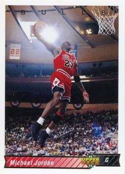 1992-93 Upper Deck #23 Michael Jordan - VAR: Hologram on back is 1992 style (Diamond logo) Front